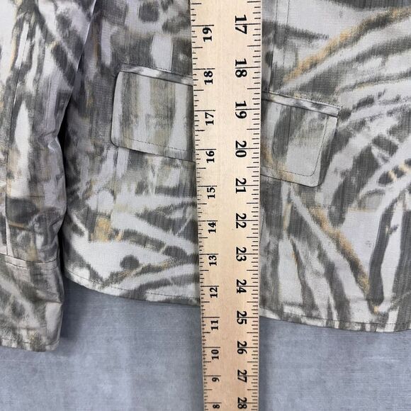 Lafayette 148 Jacket Womens 14‎ Gray Animal Print Career Minimalist Modern - Picture 7 of 8